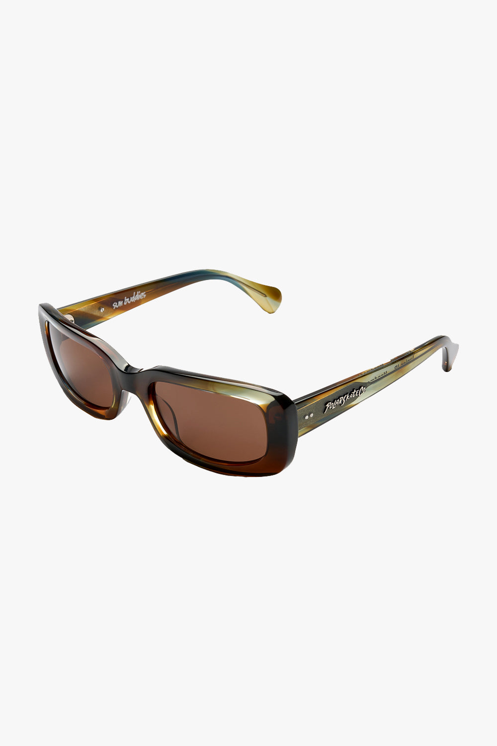 Polar X Sun Buddies Sunglasses Brown Green