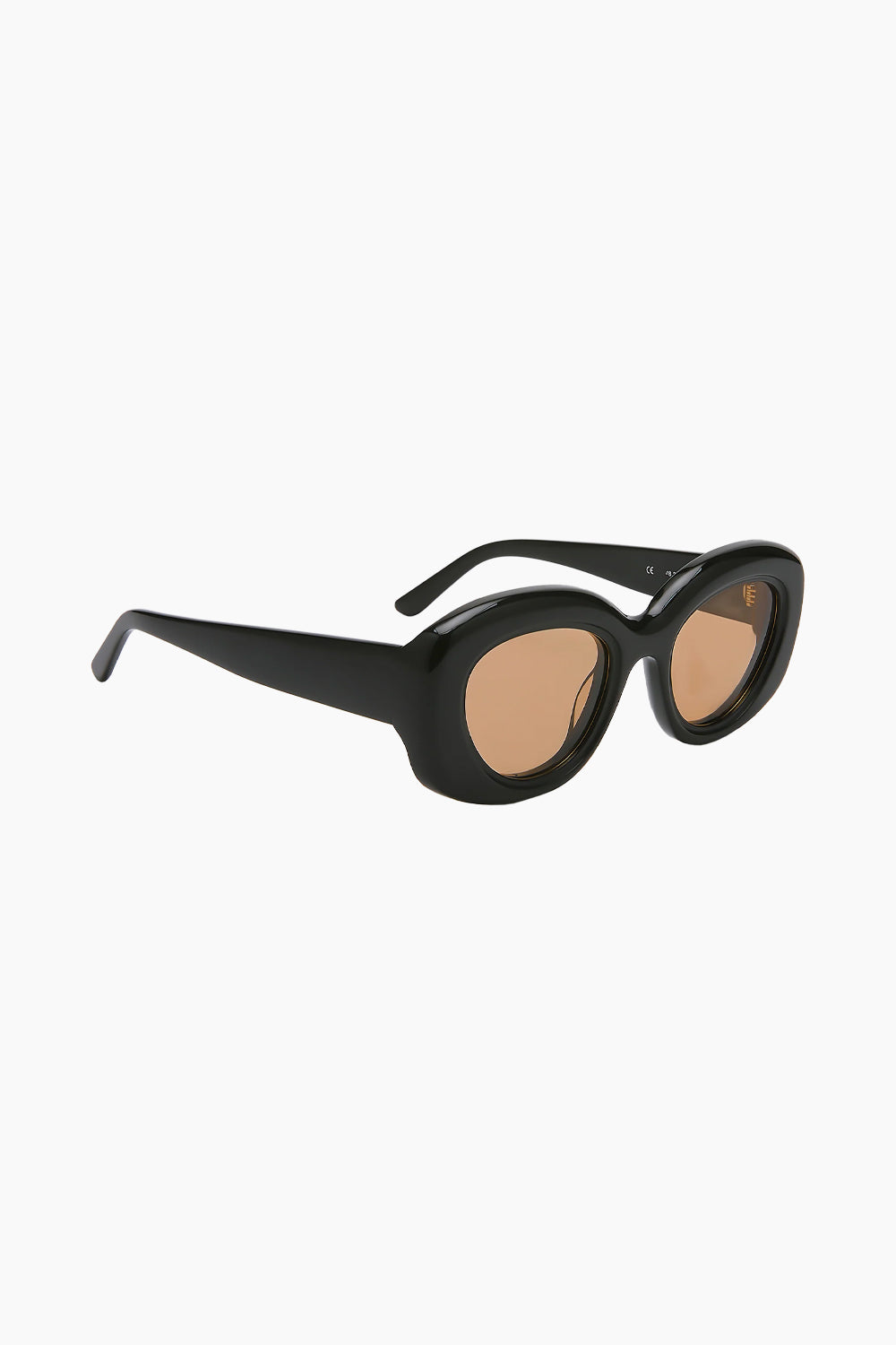 Bonnie Clyde Black Portal Sunglasses Orange Tint