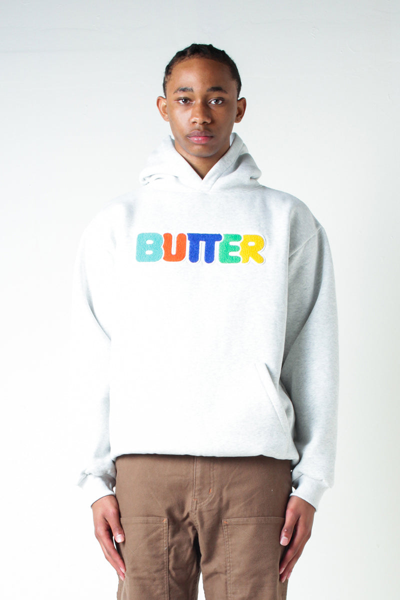Butter Goods Rounded Chenille Applique Pullover Hoodie BY.EVERYONE