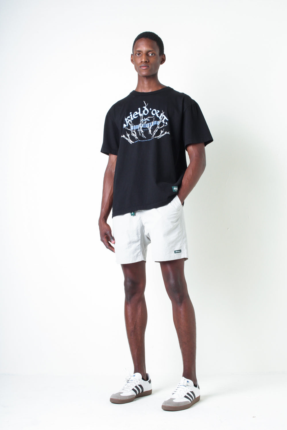 Afield Out  Sierra Climbing Short Light Grey