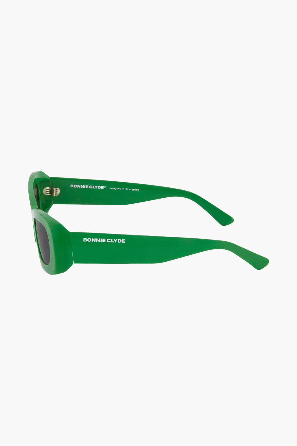 Bonnie Clyde Green UFO Sunglasses Black Tint