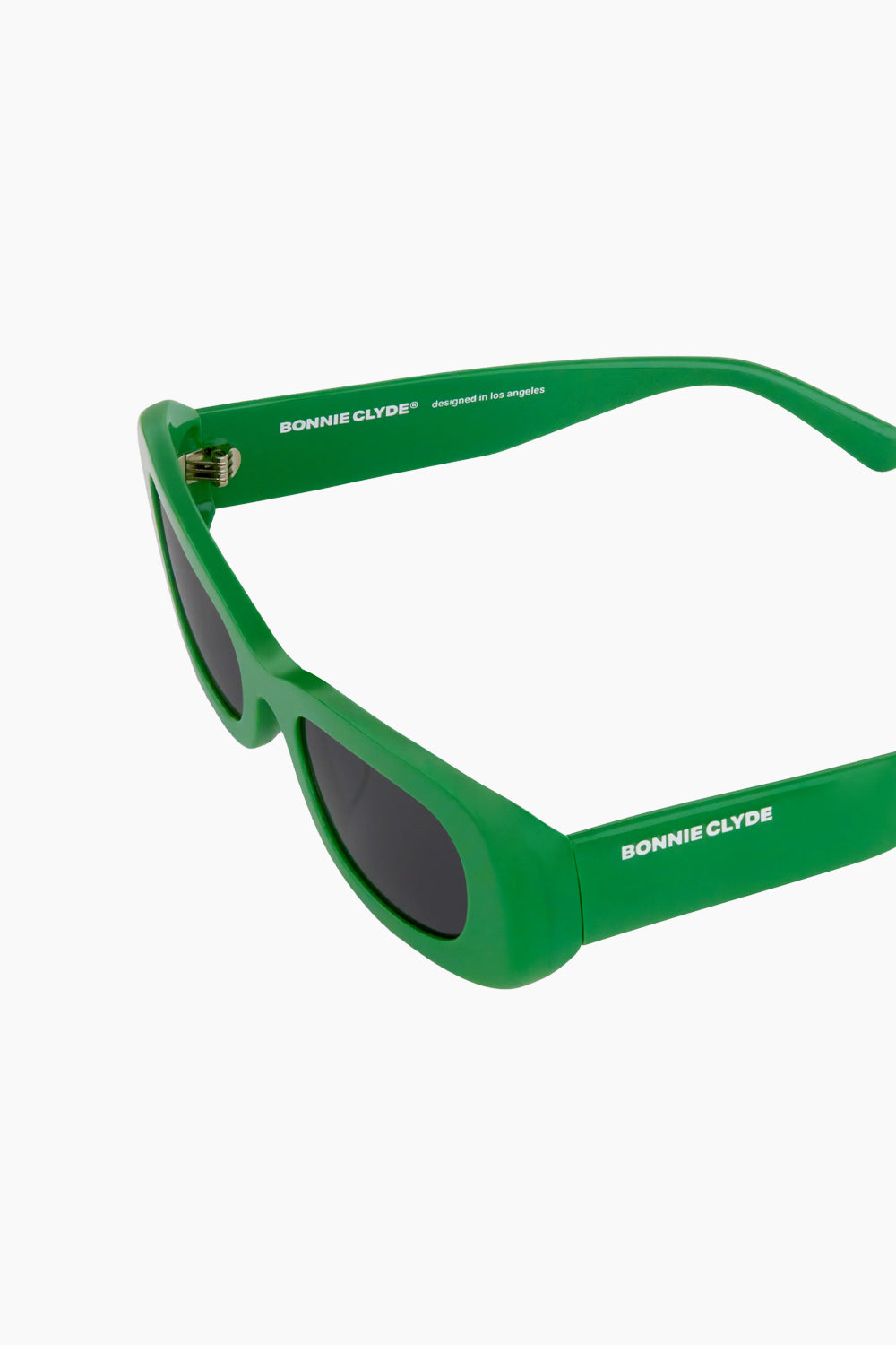 Bonnie Clyde Green UFO Sunglasses Black Tint