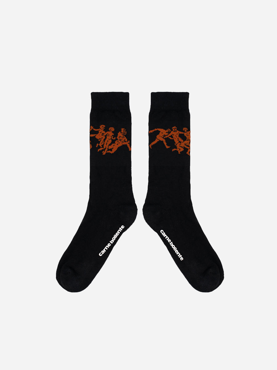 Who Lies Beneath Socks - Black
